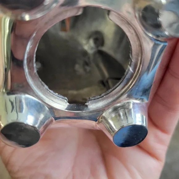 pre-loved small metal piggy bank with stopper excellent condition - Picture 9 of 16